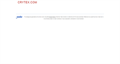 Desktop Screenshot of crytex.com